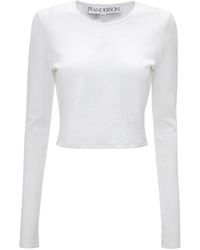 JW Anderson - Logo-Jacquard Cotton T-Shirt - Lyst