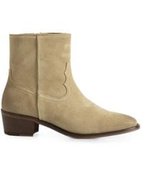 Zadig & Voltaire - Bottines Tex En Daim Basses - Lyst