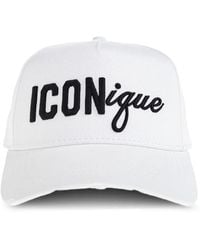 DSquared² - Iconique Logo-Embroidery Baseball Cap - Lyst
