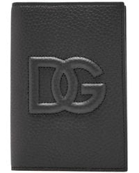Dolce & Gabbana - Dg Logo Passport Wallet - Lyst
