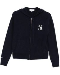 Sporty & Rich - Heritage Yankees Serif Hood Cardigan - Lyst