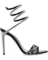 Rene Caovilla - Allura Crystal-Embellished Sandals - Lyst