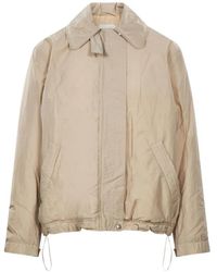 Magda Butrym - Veste Zippée À Détail De Foulard - Lyst
