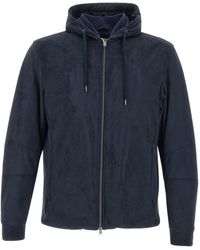 Herno - Tailored Coat With Zip-Up Front - Lyst