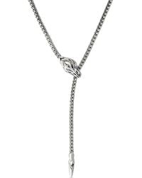 John Hardy - Sterling Naga Lariat Sapphire Necklace - Lyst