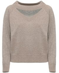 D.exterior - Pullover Mit Cut-Out - Lyst