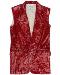 VAQUERA - Sequin-Embellishment Gilet - Lyst