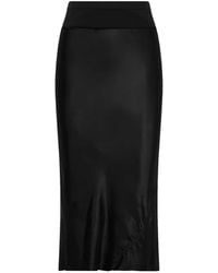 Rick Owens - Bias-Cut Midi Skirt - Lyst
