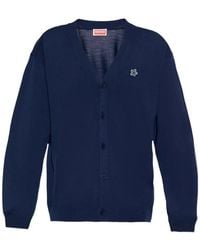 KENZO - Cardigan À Appliqué Boke Flower - Lyst