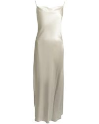 SLEEP NO MORE - Silk Maxi Dress - Lyst