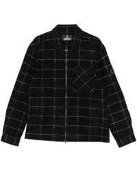 Barbour - Check-Pattern Zip-Up Jacket - Lyst