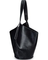 KHAITE - Chain-Detail Leather Tote Bag - Lyst