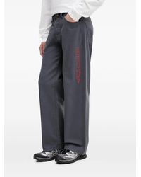 Dickies - Logo-Embroidered Wide-Leg Trousers - Lyst