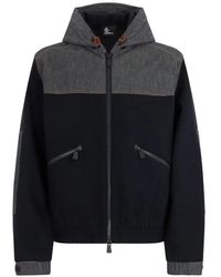 Moncler - Hooded Panelled Jacket - Lyst