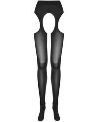 Maison Close - Open Garter Tights - Lyst