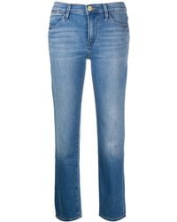 FRAME - Vaqueros Capri Rectos Le High - Lyst