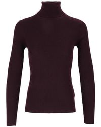 MC2 Saint Barth - Ribbed-Knit Roll-Neck Sweater - Lyst