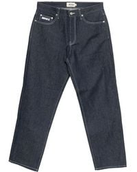 AWAKE NY - Contrast-Stitch Straight-Leg Jeans - Lyst