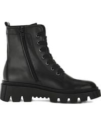 Gabor - Lace-Up Combat Boots - Lyst