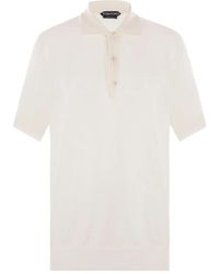 Tom Ford - Mesh Polo Shirt - Lyst