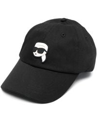 KARL LAGERFELD - K/Ikonik 2.0 Baseball Cap - Lyst