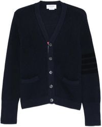 Thom Browne - 4-Bar Stripe Cardigan - Lyst