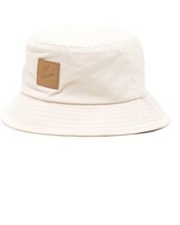 Café Kitsuné - Logo-Appliqué Bucket Hat - Lyst