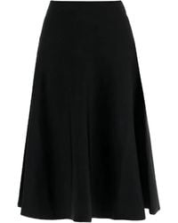 The Row - Pleated Midi Skirt - Lyst