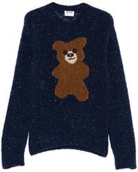Moschino - Teddy Bear Flecked Sweater - Lyst