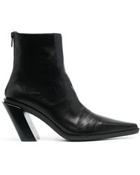 Ann Demeulemeester - 35mm Pointed-toe Ankle Boots - Lyst