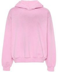Acne Studios - Logo-Print Distressed Hoodie - Lyst