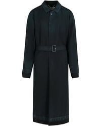 Maison Margiela - Belted Pointed-Collar Coat - Lyst