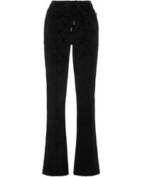 Philipp Plein - Monogram-Jacquard Track Pants - Lyst
