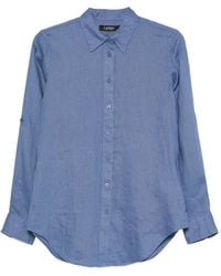 Ralph Lauren - Linen Long-Sleeve Shirt - Lyst