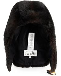 MM6 by Maison Margiela - Faux-Fur Trapper Hat - Lyst