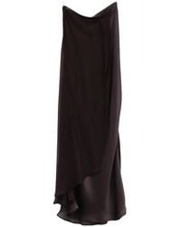 YANGKEHAN - Long Layered Silk Skirt - Lyst