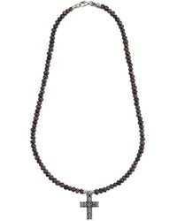 Emanuele Bicocchi - Collier Notre-Dame À Pendentif Croix - Lyst
