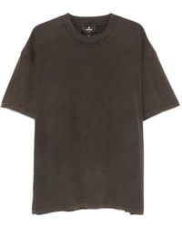 Represent - Initial Faded-Effect Logo-Plaque T-Shirt - Lyst