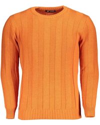 U.S. Grand - Ribbed-Knit Crew-Neck Sweater - Lyst