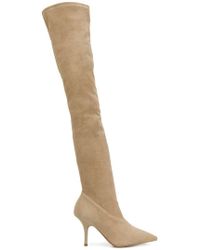 yeezy over the knee boots