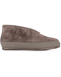 Linda Baumann - Suede Slip-On Sneakers - Lyst