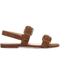 Veronica Beard - Buckle-Detail Slingback Sandals - Lyst