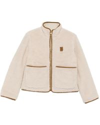 Barbour - Ecru Cotton Jacket - Lyst