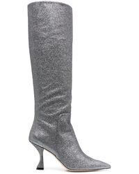 Stuart Weitzman - Stivali Con Decorazione Di Cristalli - Lyst