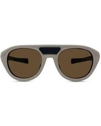 Vuarnet - Brow-Bar Round Sunglasses - Lyst