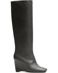 Ami Paris - 90Mm Two-Tone Knee-High Boots - Lyst