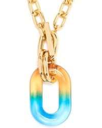 Rabanne - Chain-Link Pendant Necklace - Lyst