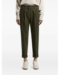 Peserico - Broek Met Geplooide Details - Lyst