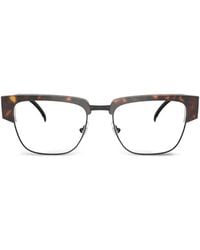 DIESEL - Tortoiseshell-Effect Square-Frame Glasses - Lyst