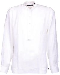 Lardini - Band-Collar Shirt - Lyst